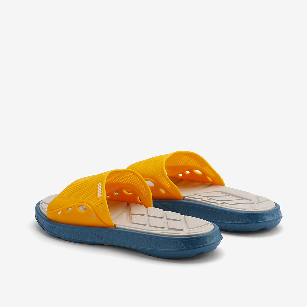 Herren-Slipper COQUI MELKER Niagarablau/Orange 43