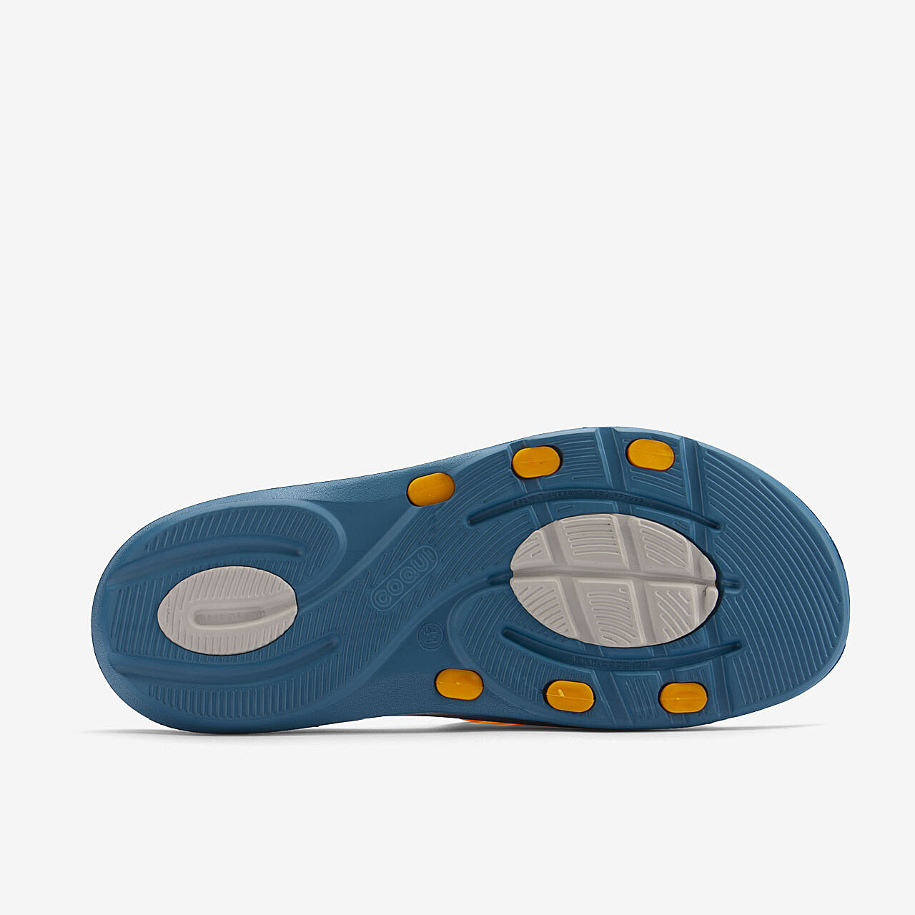 Herren-Slipper COQUI MELKER Niagarablau/Orange 43