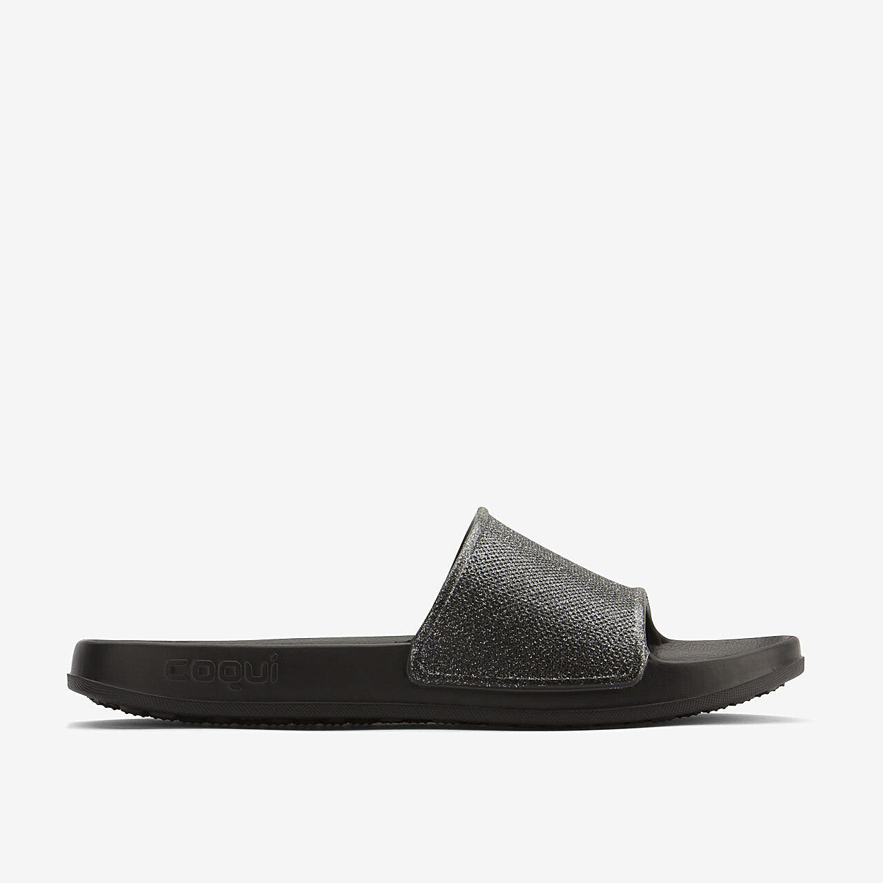 Women’s Slides COQUI TORA Black/Silver glitter 36