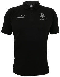 Men's Polo Shirt Slavia Puma Teamfinal Casual Polo Black, S