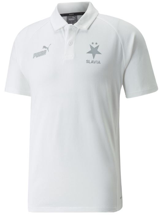 Men's Polo Shirt Slavia Puma Teamfinal Casual Polo White L