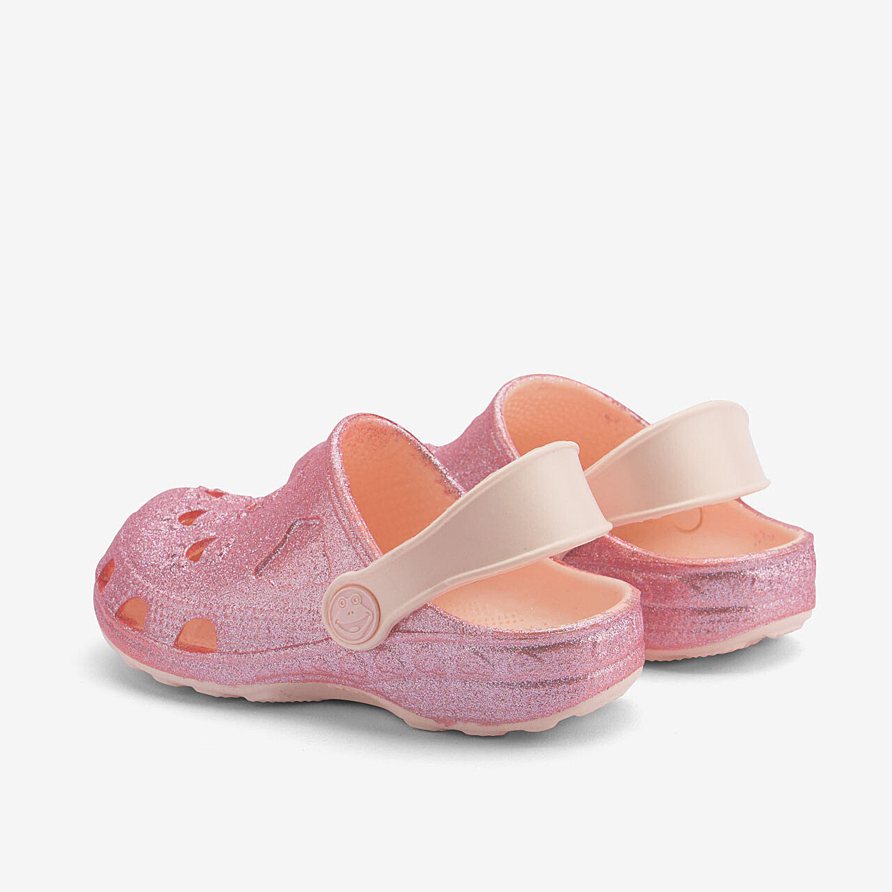 Kinderklompen COQUI LITTLE FROG Snoeproze glitter 20/21