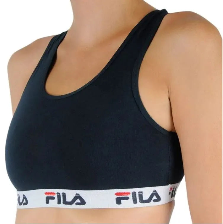 Bra Cailíní Fila Dubh Elastic Bra 128-134