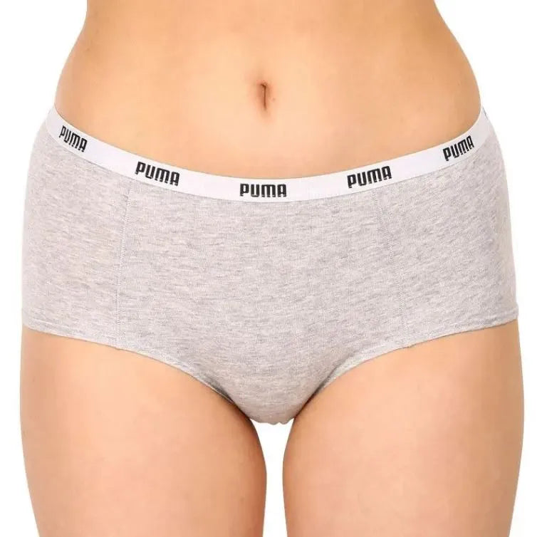 Women's Panties Puma Mini Short 3-Pack White-Grey-Black, S