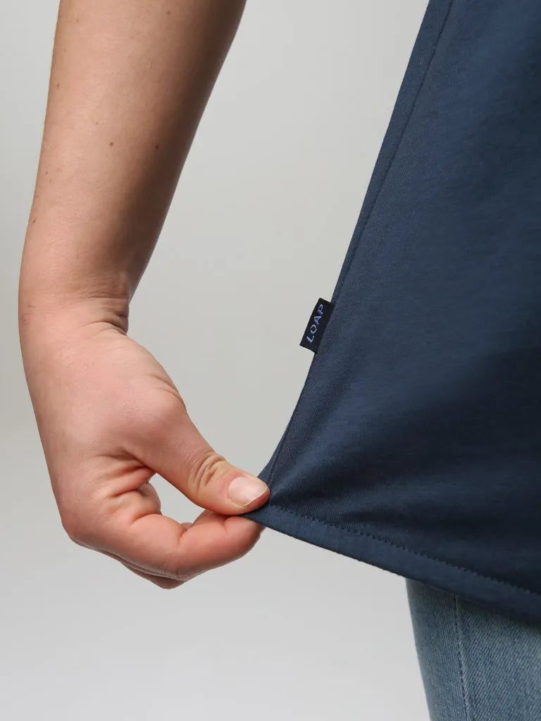 Dámské tričko Loap Bavora Blue Blue L