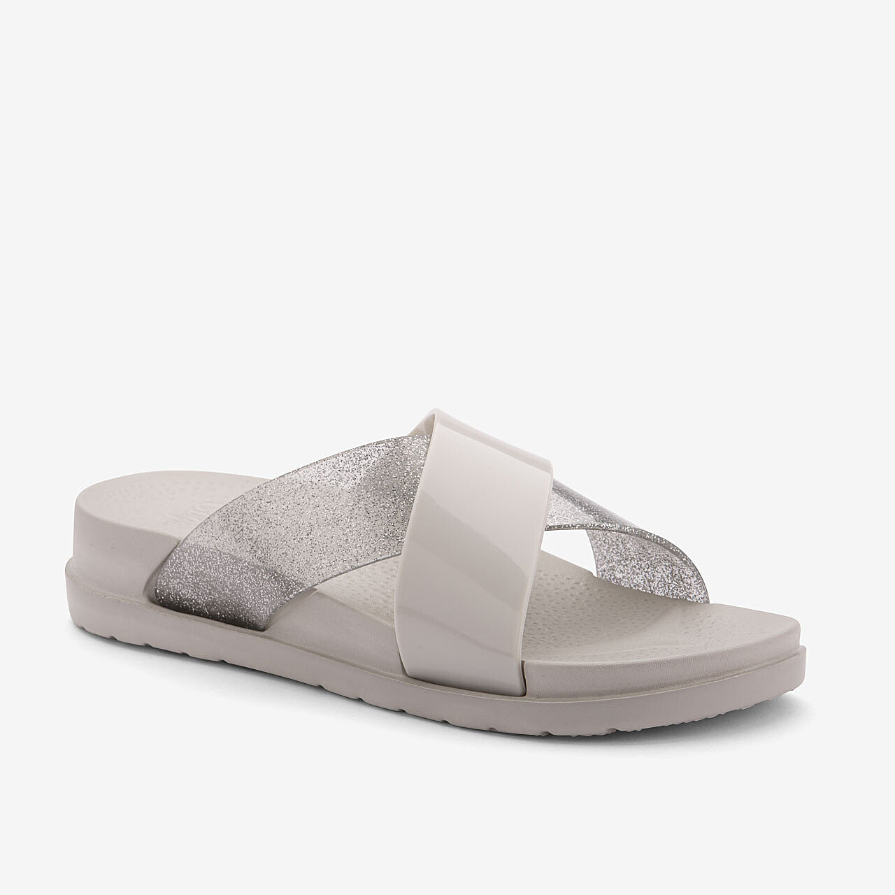 Women’s Slides COQUI NELA Stone/Silver glitter 38