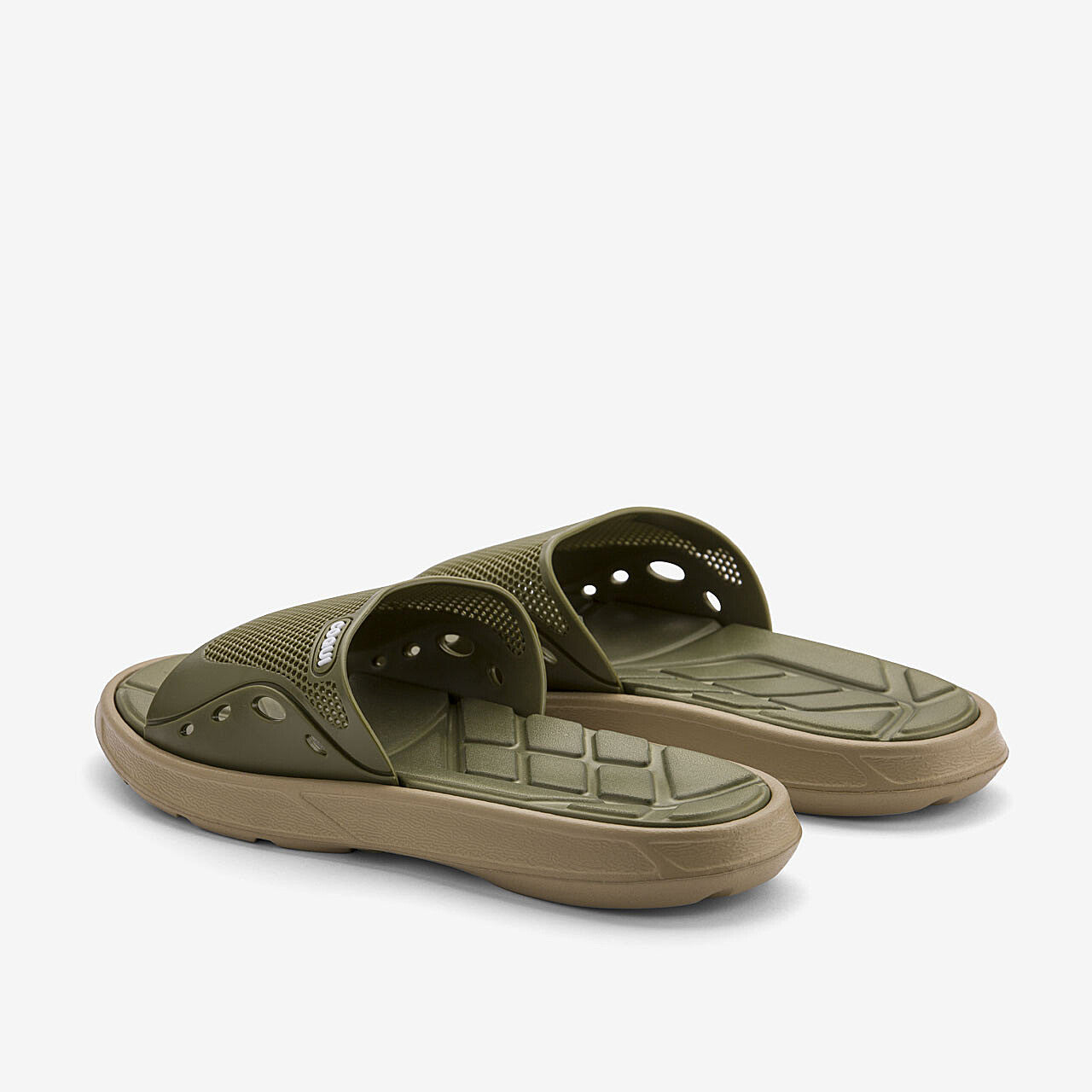 Ciabatte da uomo COQUI MELKER Beige/Verde militare 43