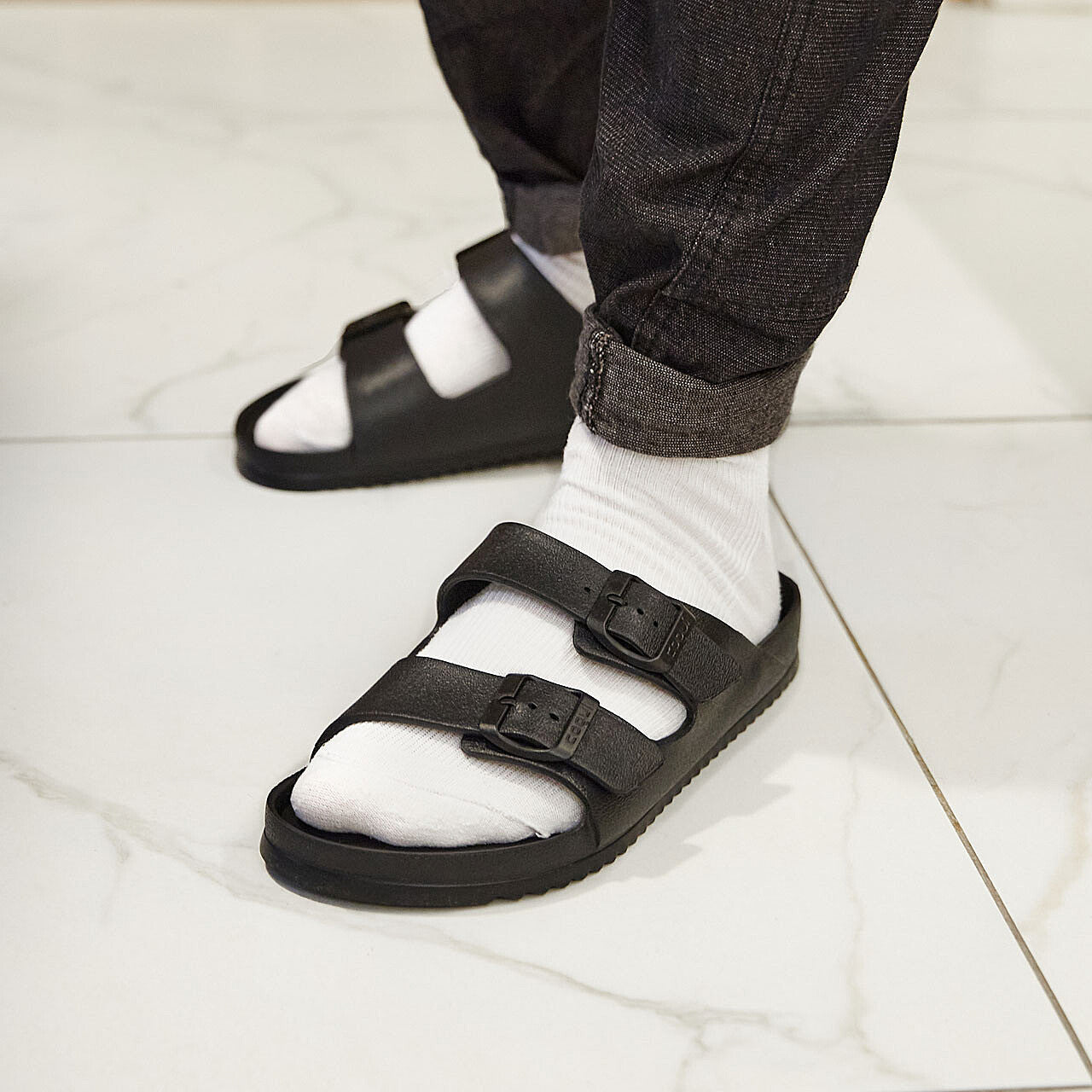 Chanclas de Hombre COQUI KONG Negro 44