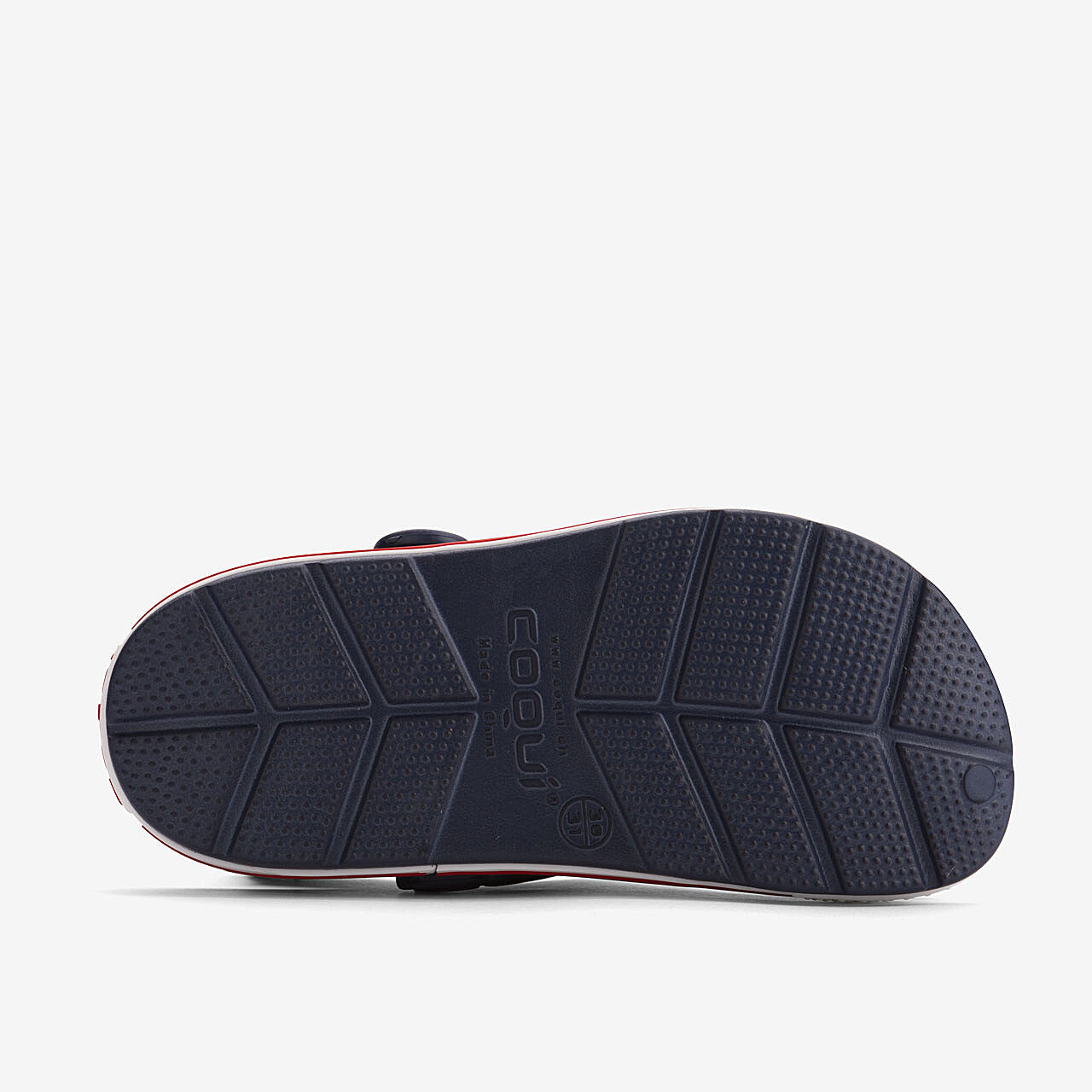 Dětské dřeváky COQUI LINDO Navy/White 30/31