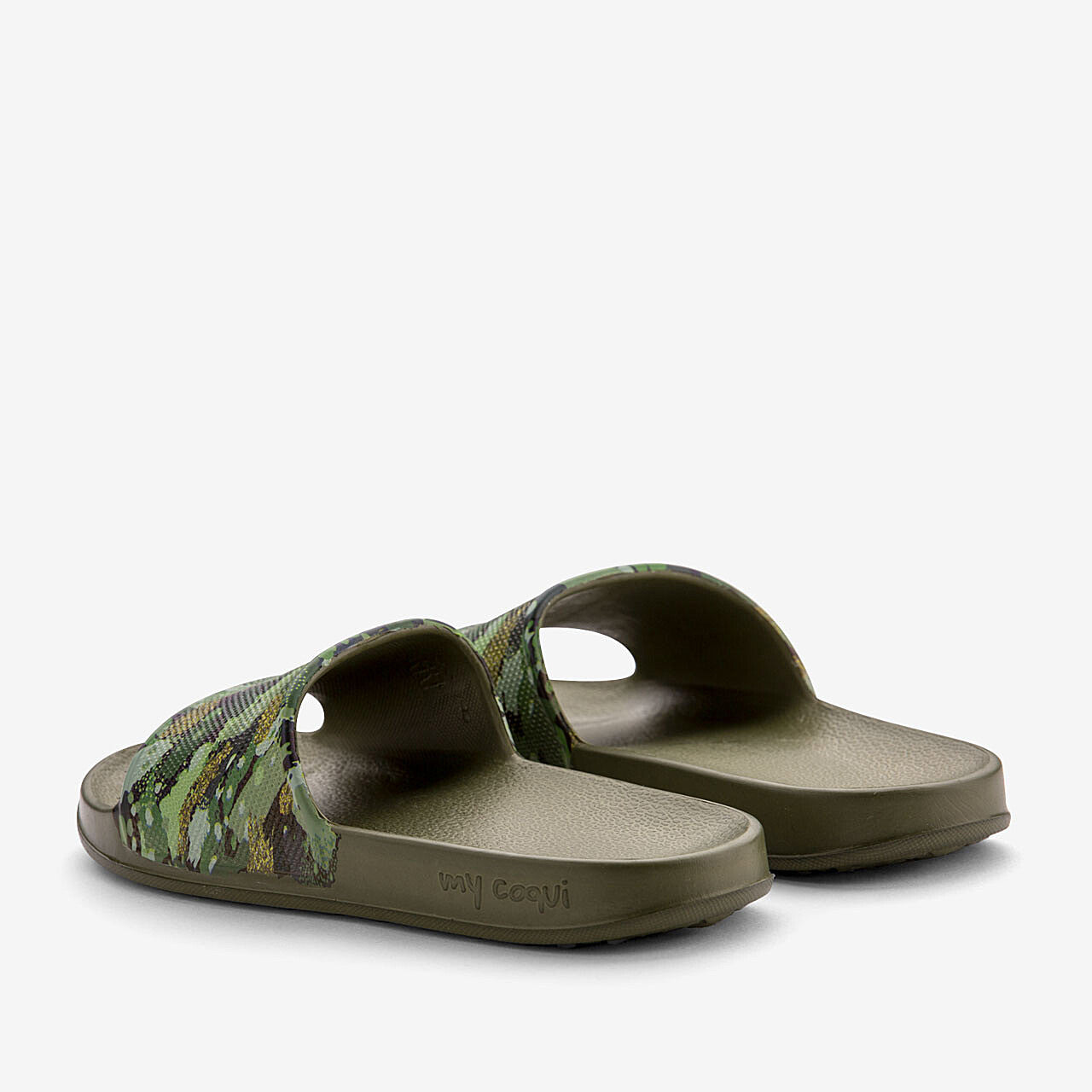 Ciabatte per bambini COQUI TORA Army green camo 28/29