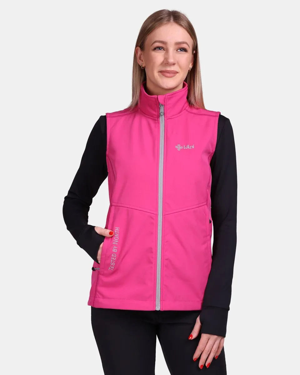 Dámska softshell vesta kilpi pôda-w Pink 42