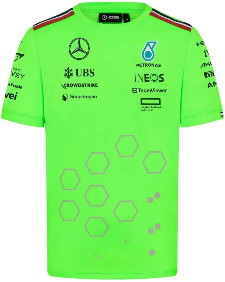 Sport T-Shirt Mercedes Heren MAPF1 RP SET UP Groen Groen L.