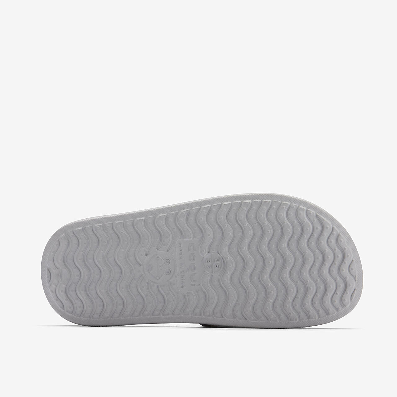 Chanclas para niños COQUI TORA Gris caqui/Brillo plateado 26/27