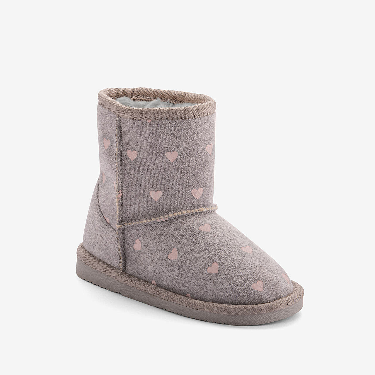 Bottes d'hiver enfant COQUI Valenka Coeurs gris 31