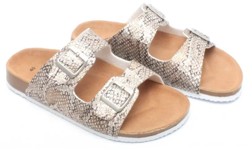 Zilveren Mediline Arco Slippers voor dames - Maat 41