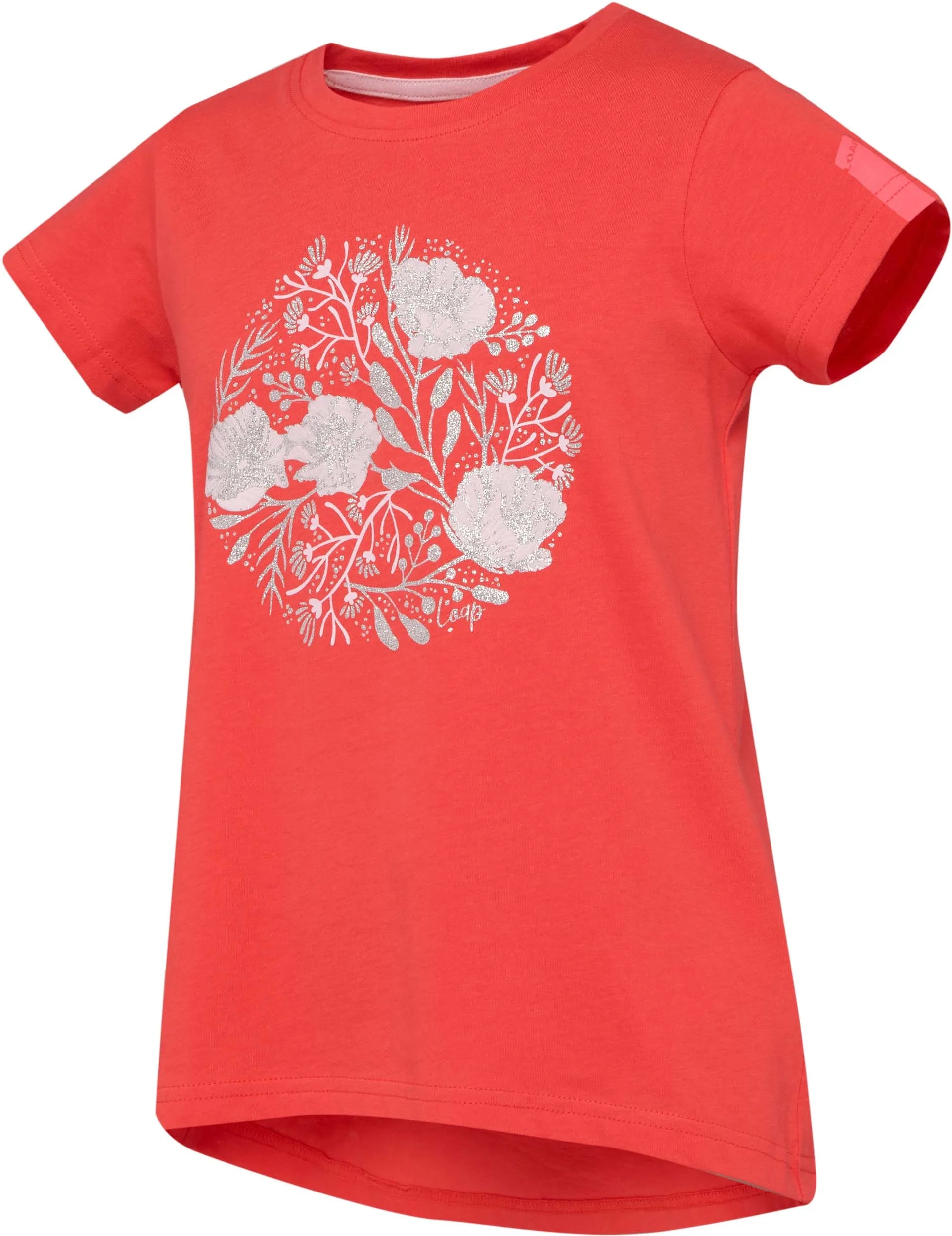 T-shirt Girls Loap Take Red Red 122-128