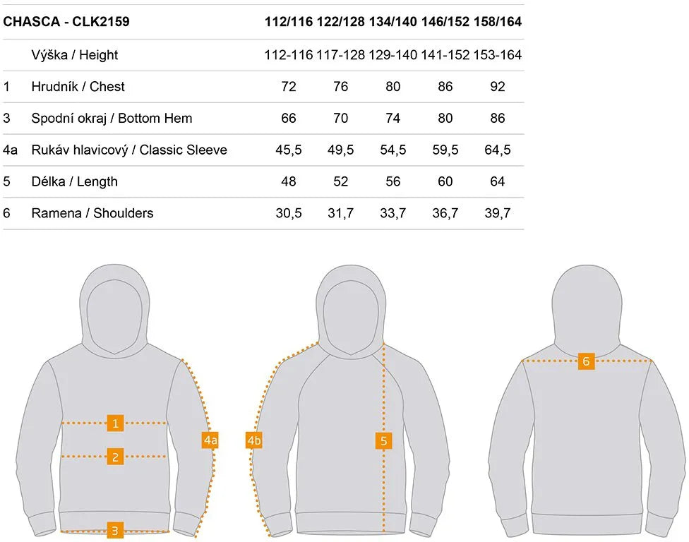 Deti fleece mikina 164 - teplé a mäkké pre chladné dni