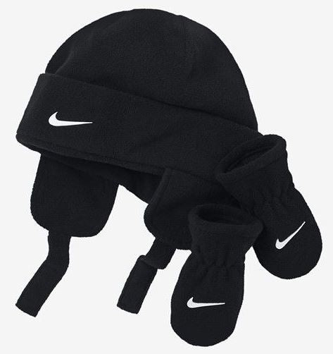 Children's Fleece Set Nike Hat And Gloves Set Baby,