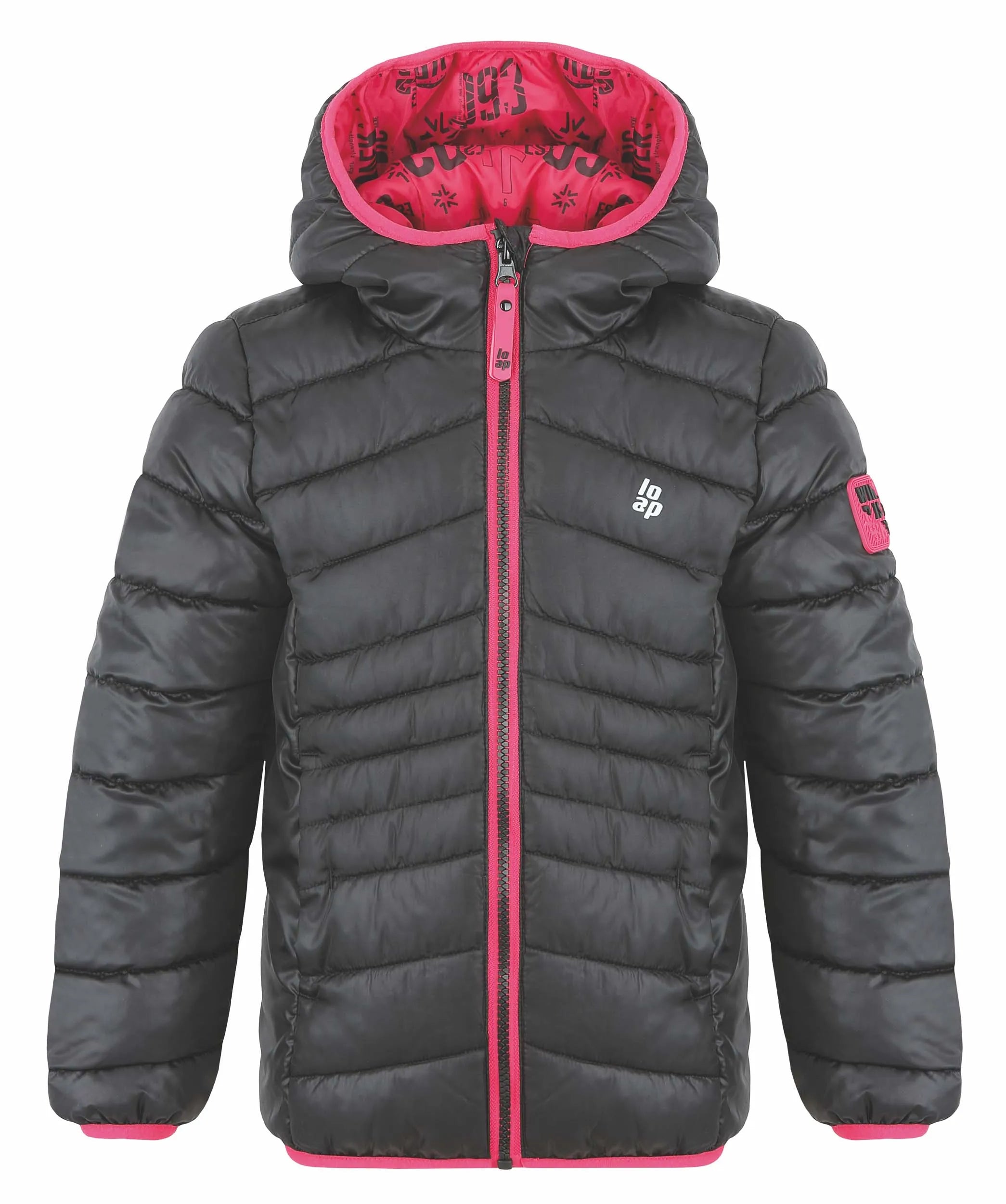 Children's winter jacket loap intermo black 140