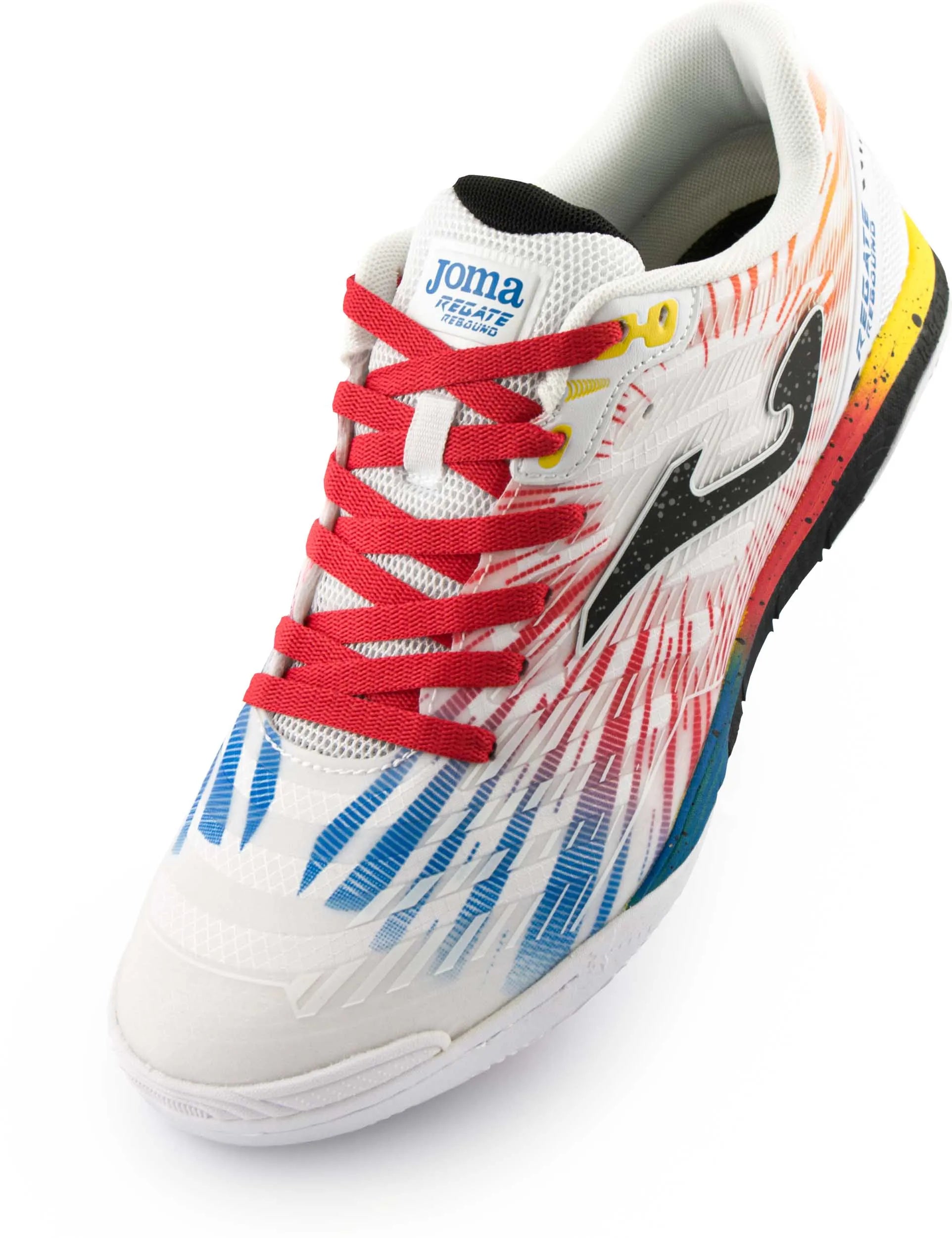 Indendørs sko Joma Regate Rebound 2476 White Red Indoor White 43