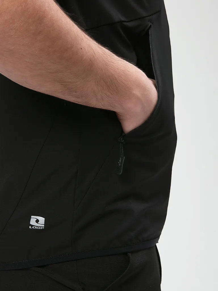 Chaleco para hombres moup urylon negro m