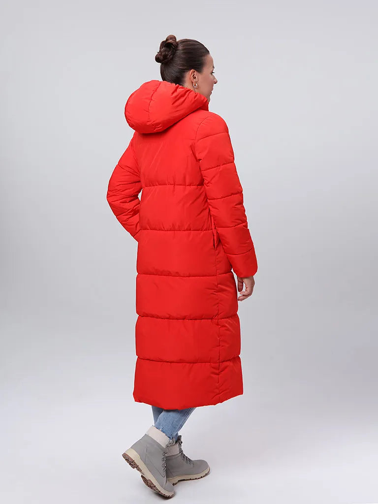 Women's coat loap taruna red m