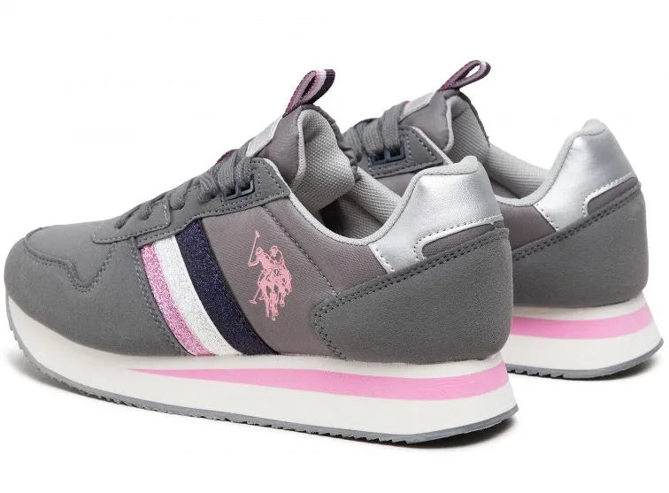 Grå U.S. Polo Assn. Damer sneakers størrelse 40