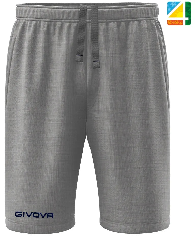 Sports Bermudas Givova Friend Grey Melange L