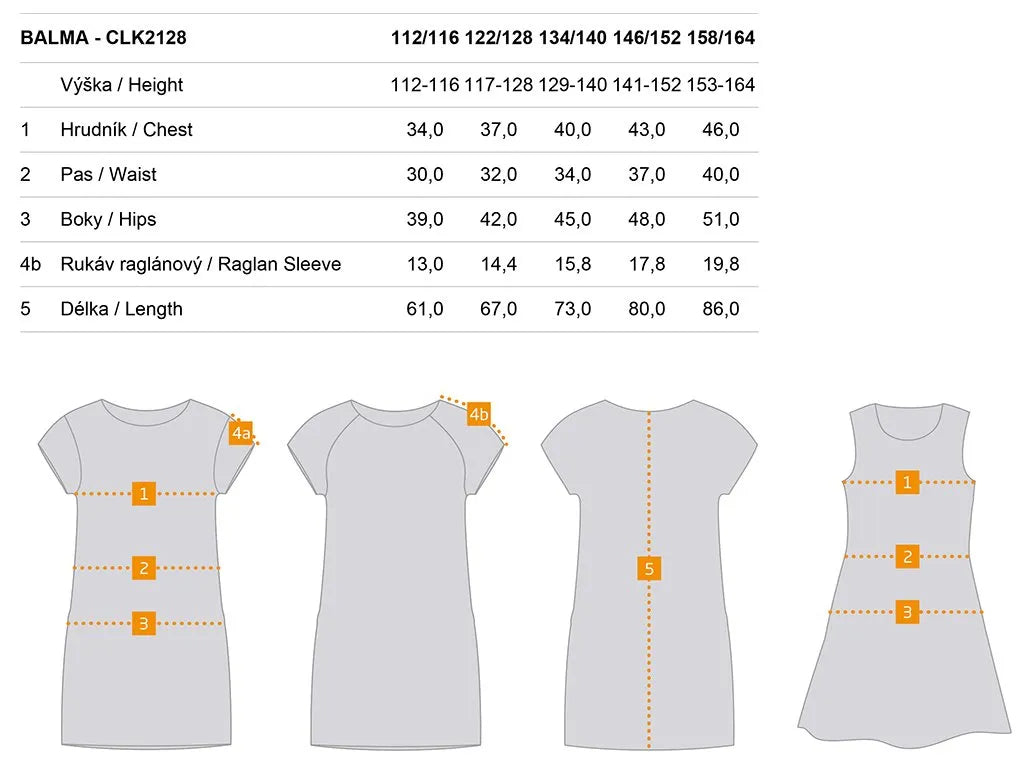 Sporty Children's Dress Loa Balma 164 - Hatande och flexibel