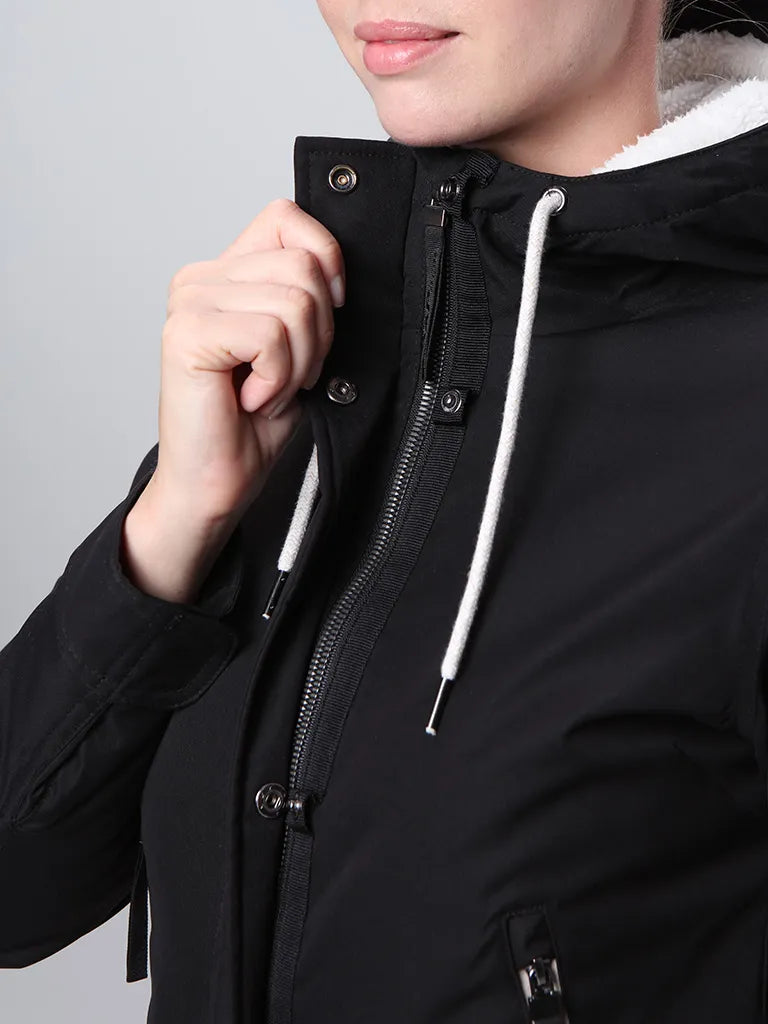 Damesjas loap Nabella zwart XS