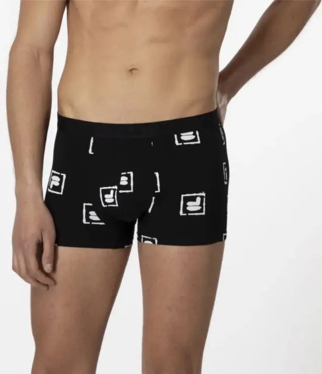 Fila boxeři 2-pack zwart s
