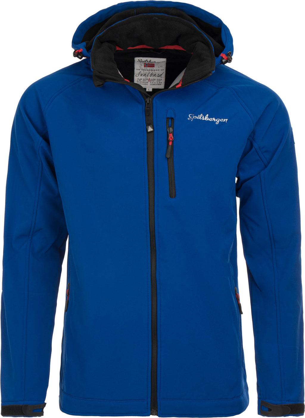 Men's Softshell Jacket Spitsbergen Norway Men 3-Layer Jacket Blue M