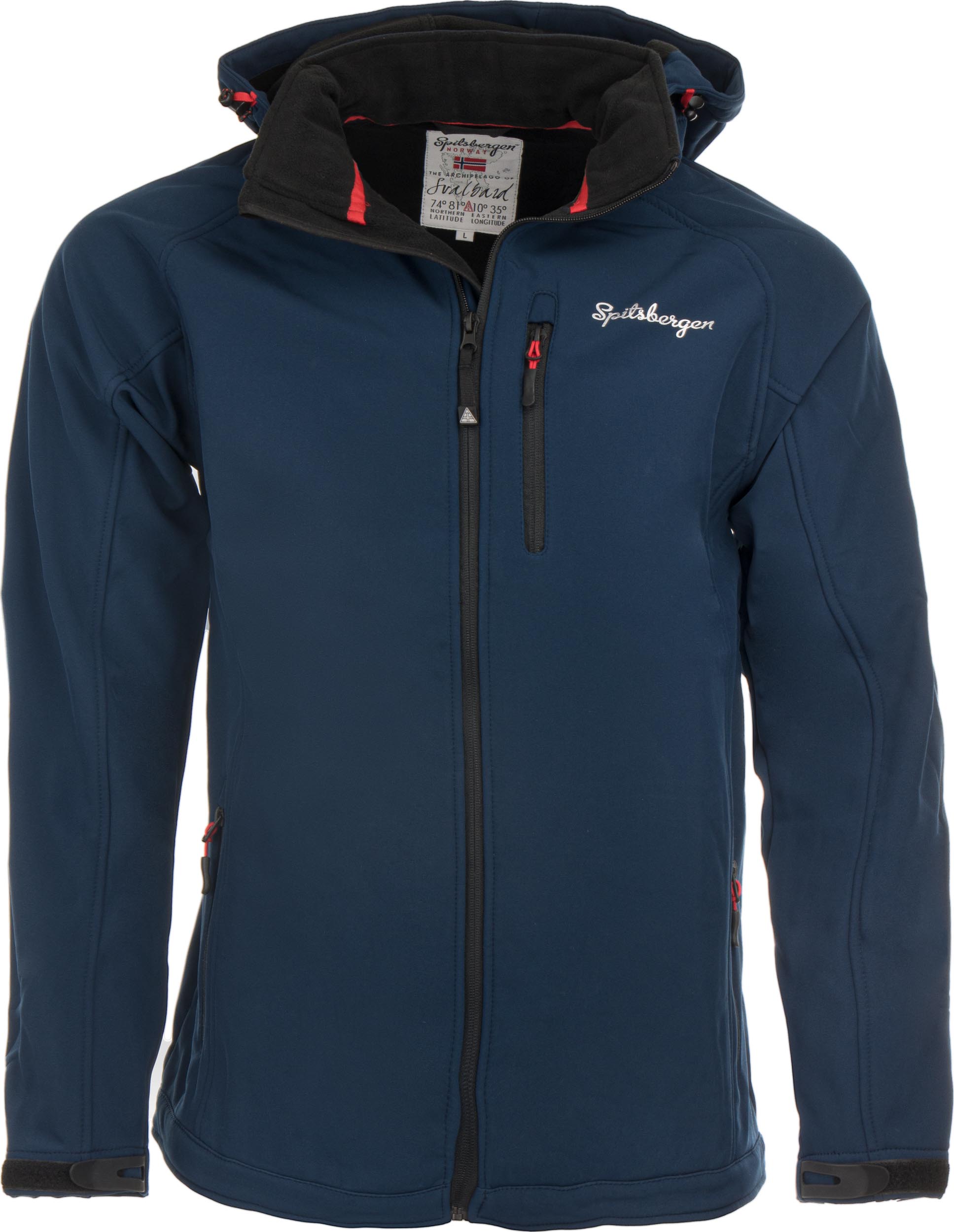Men's softshell jacket spitsbergen norway men 3-layer jacket navy blue m