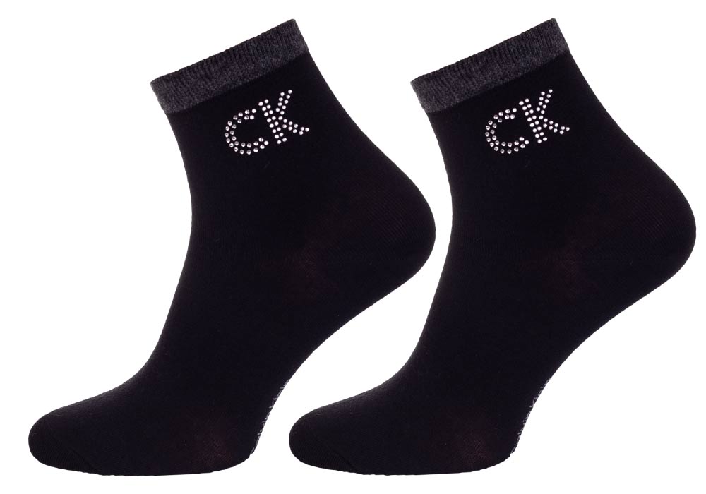 Women's Socks Calvin Klein Wms Sock 1-Pack Big Crystal Logo 37-41