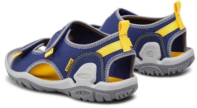 Keen jr knotch creek ot blue depts-yellow junior shoes blue 37