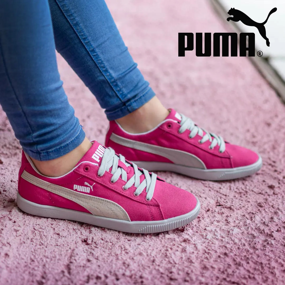 Puma Glyde niedrige rosa Sportschuhe Männer Größe 44.5