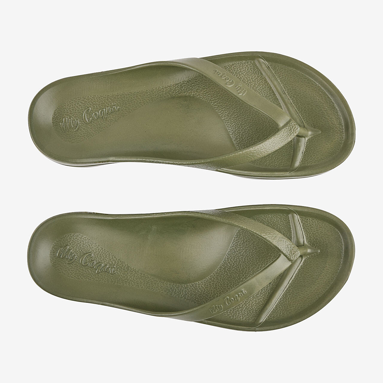 Flip Flops de damă COQUI NAITIRI Verde armată 36