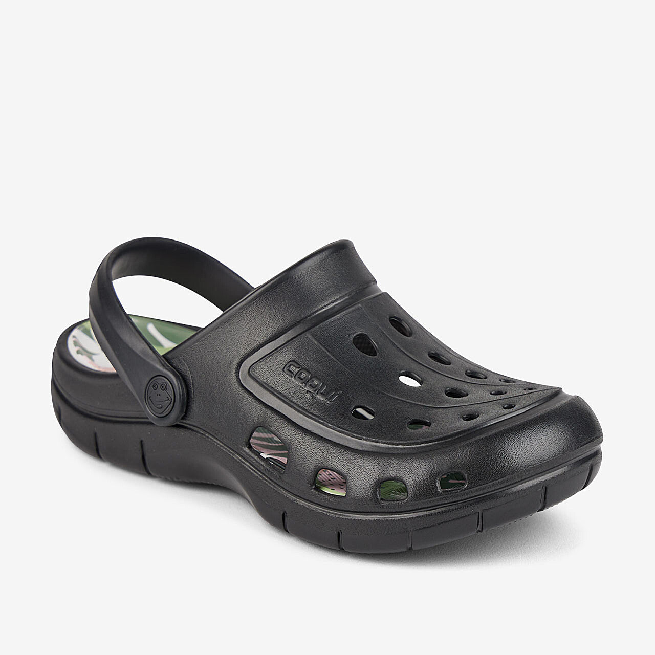 Coqui Jumper 6352 Zwarte dames slippers tropisch 42