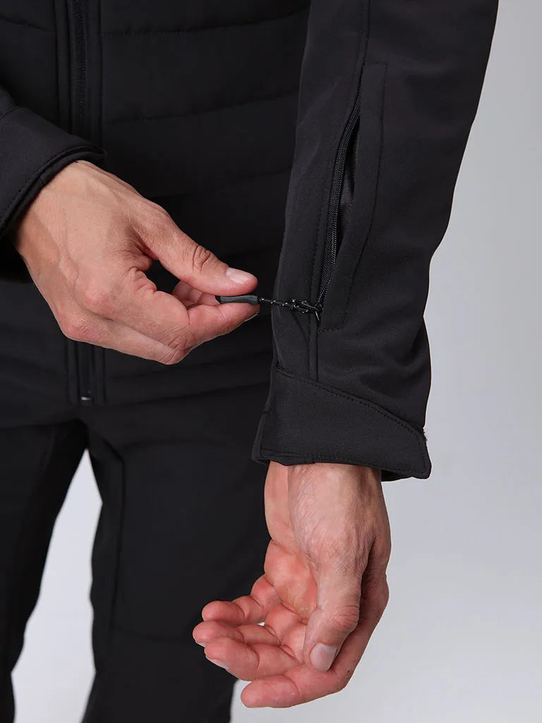 Giacca da sci da uomo loap luhel nero, xl