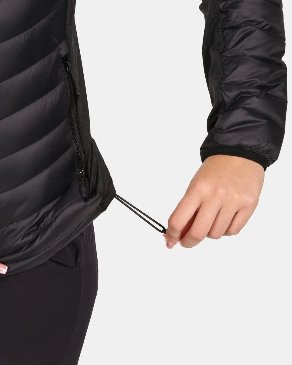 Women's insulated jacket kilpi actis-w black 40