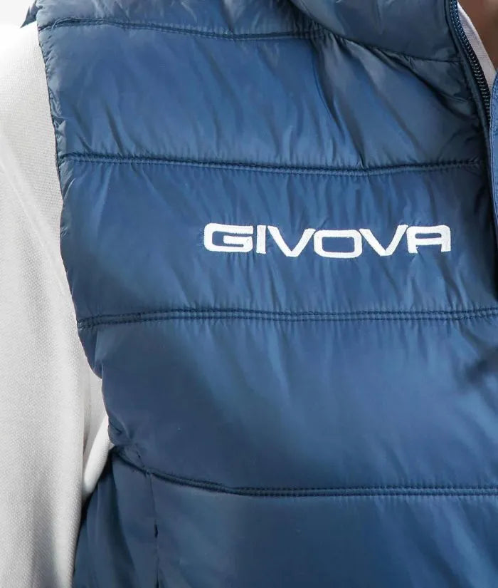 Quiltet vest givova spagna marineblå m