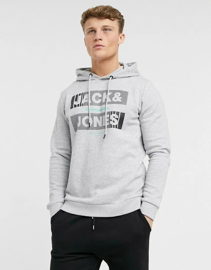 Jack & Jones M Pánska mikina bavlna pravidelne fit