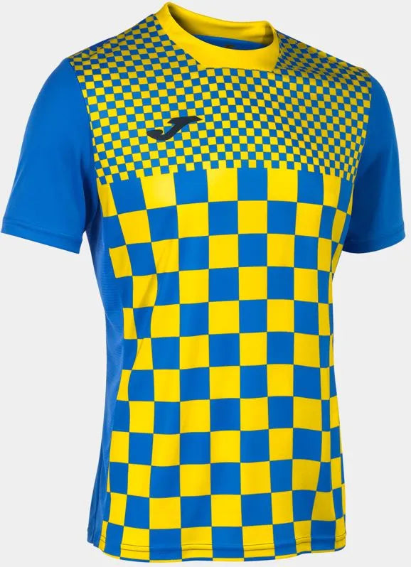 Sportshirt Joma Flag III Ríoga-Geelblauw XS