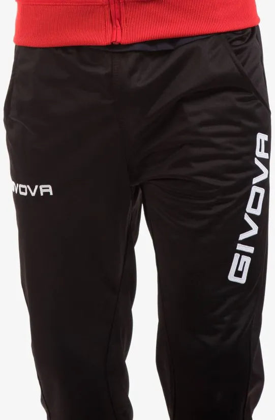 Sports Set Givova Visa Triacetato Red/Black 4xs