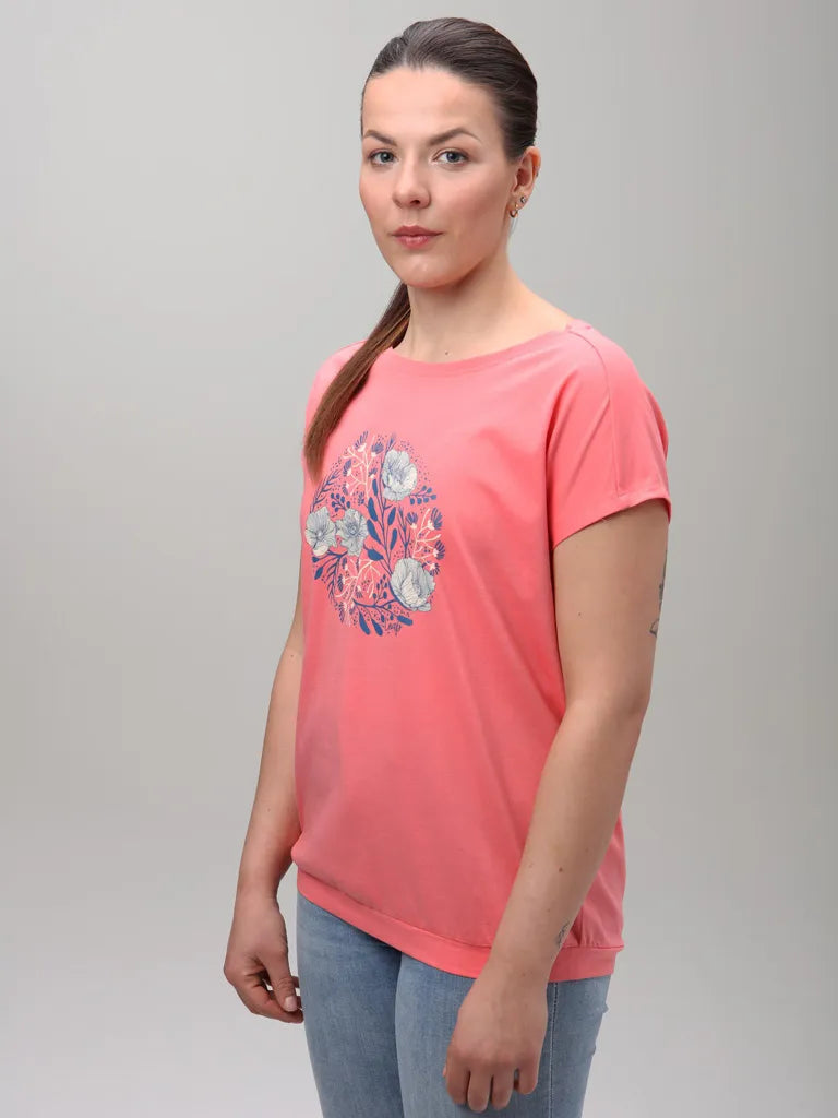 Dámské tričko Loap Barga Pink Pink M