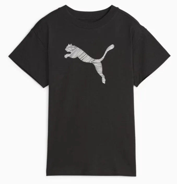 PUMA LADIES T -Shirt Black L - Sporty & Comformation