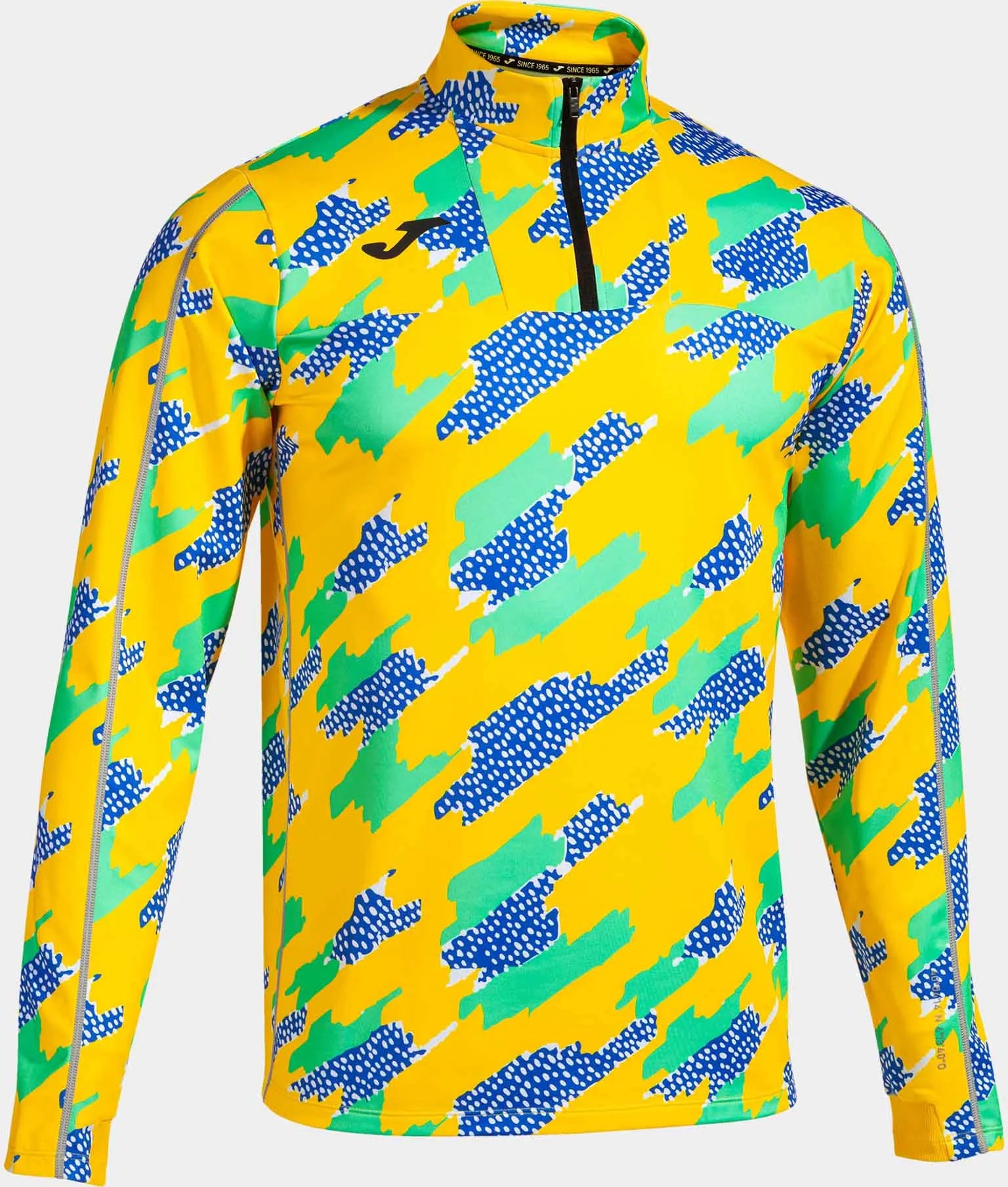 Sweatshirt Joma Supernova III ZIP-Up Black-Fluor Green Yellow M