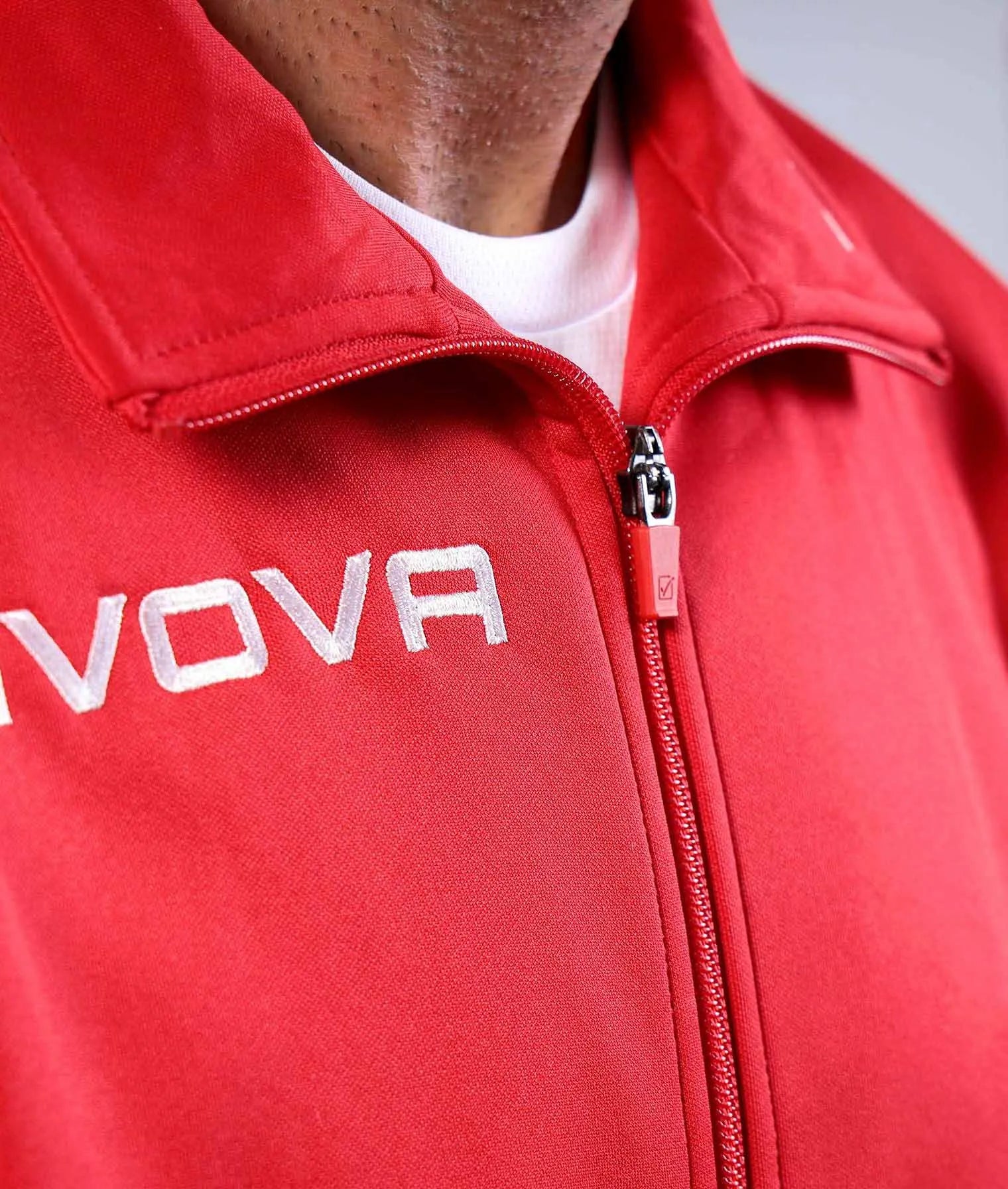 Sportsweatshirt Givova Polarfleece Mono 500 Red XL