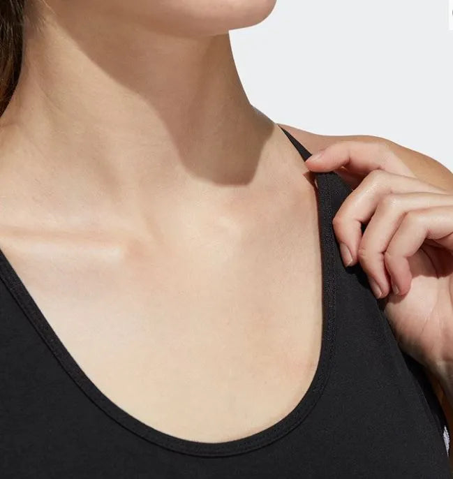 Corpo de algodão feminino da Adidas - conforto e estilo