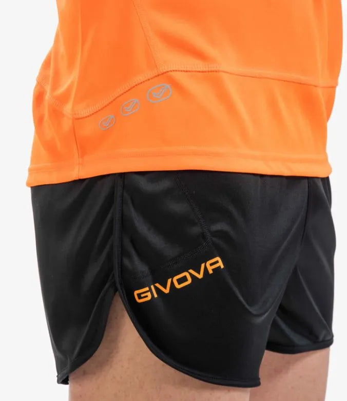 Běžící sada Givova Kit New York Orange-Black XS